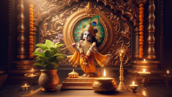 Why A Single Tulsi Patra Is Considered The Most Sacred Bhog On Krishna Janmashtami