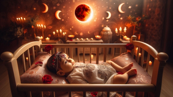 Born Under A Blood Moon What Total Lunar Eclipse Births Reveal About Hidden Powers Or Karmic Burdens
