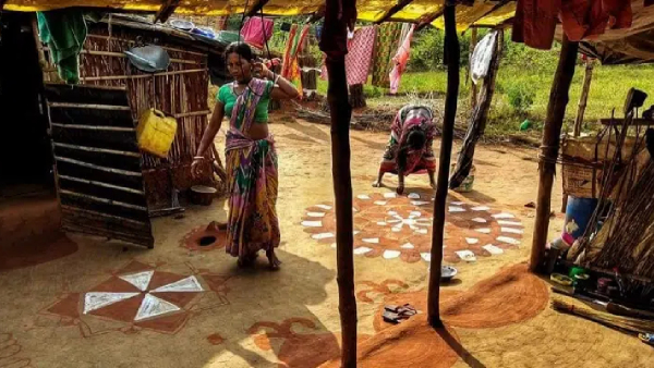 Why Rice Paste Makes Alpona Sacred Why Rice Paste Makes Alpona Sacred