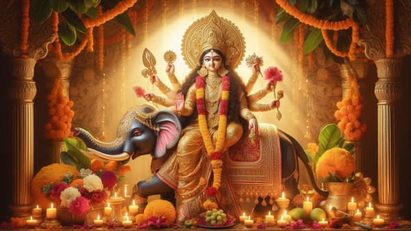 Durga Ki Sawari 2025 What Will Be Maa Durga s Vahana Vehicle This Year It Carries A Hidden Meaning