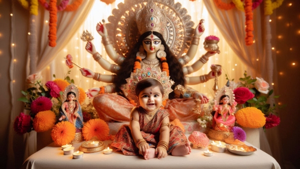 Navratri 2025 50 Beautiful Devi-Inspired Baby Girl Names With Powerful Spiritual Meanings