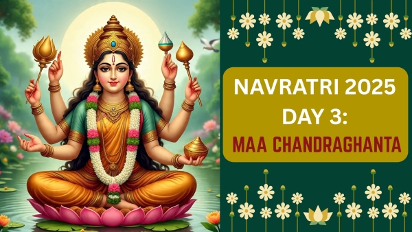 Navratri 2025 Day 3 Goddess Chandraghanta Puja Muhurat Bhog Mantras And Rituals