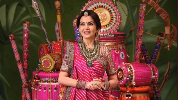 Nita Ambani s Navratri Look Proves Traditional Weaves Are The New Luxury Statement