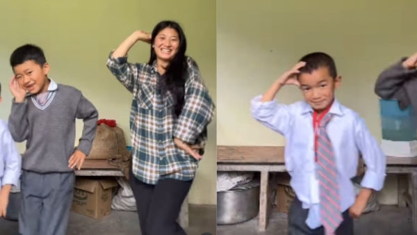 Teacher Grooving With Her Students On Thumak Song Is Sheer Good Vibes And Will Melt Your Heart