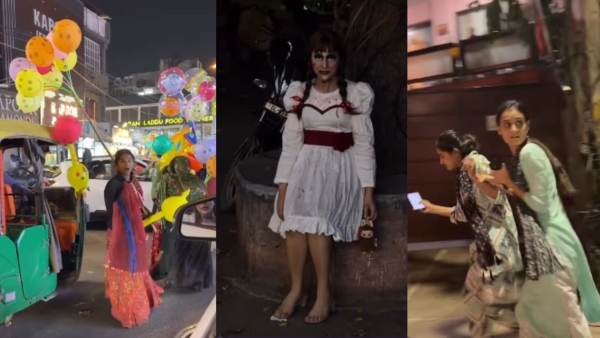 Halloween In India Just Got Real With Annabelle Roaming Delhi s Busy Streets Viral Moment Will Send Chills
