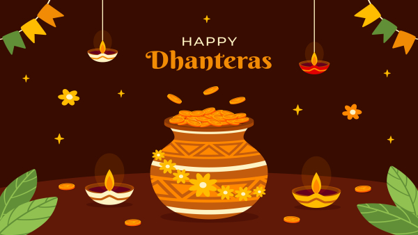 Happy Dhanteras 2025 Wishes Top 50 Greetings Images Texts Messages Insta X Posts