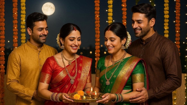 Karwa Chauth 2025 Avoid These Saree Colours If You Don t Want Problems in Your Marriage
