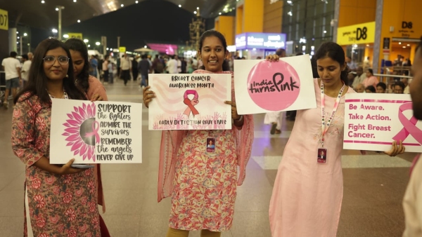 Pinktober 2025 Airports Authority of India Leads Charge To Empower Women Against Breast Cancer And Save Lives