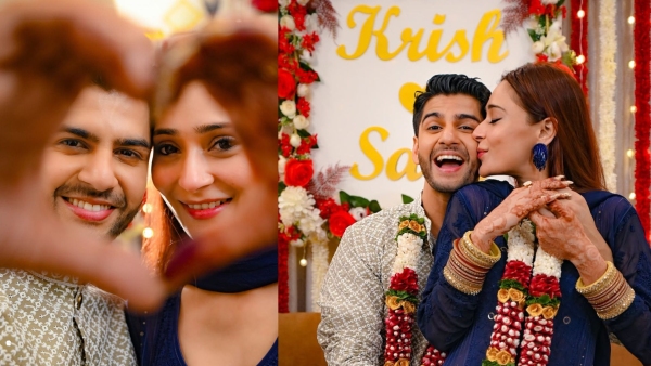 Two Faiths One Script Sara Khan And Krish Pathak s Love Story Wins The Internet