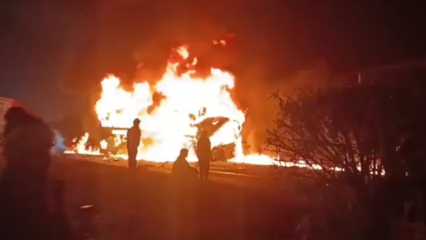 Bus Catches Fire After Collision With Lorry In Karnataka At Least 17 Feared Dead