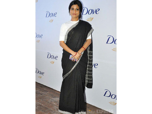 Saree Shirt Konkona Says Yes