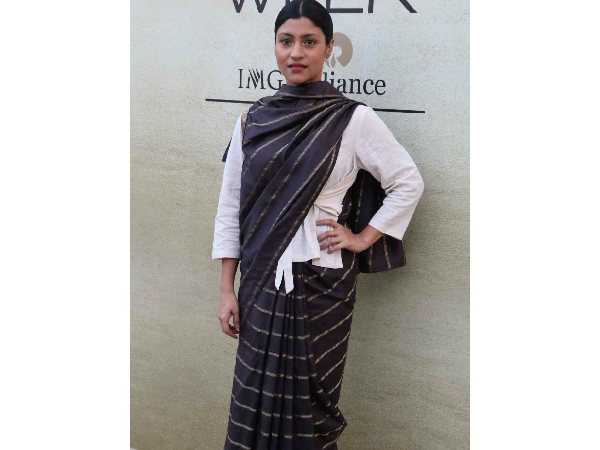 Saree Shirt Konkona Says Yes