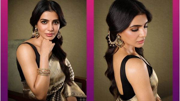 Samantha-silk-saree-look