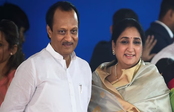 ajit-pawar-Sunetra-pawar ajit-pawar-Sunetra-pawar