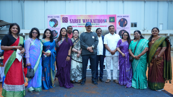 Saree Walkathon For Dialysis Cause Saree Walkathon For Dialysis Cause