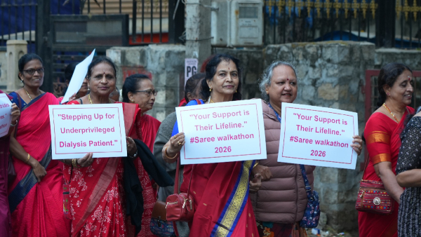 Saree Walkathon For Dialysis Cause Saree Walkathon For Dialysis Cause