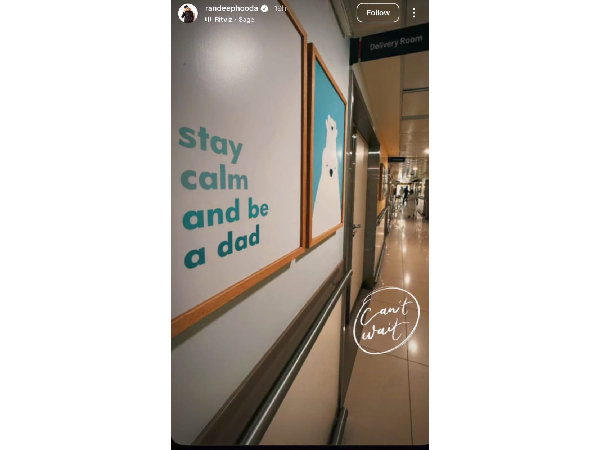 Randeep Hooda Shares First Baby Photos