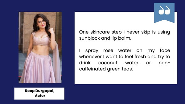 Sankalp-actress-roop-durgapal-beauty-routine