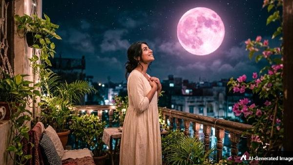 Pink Moon Tonight Look Up