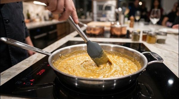 A platter of finished Besan Ladoos ready to be served