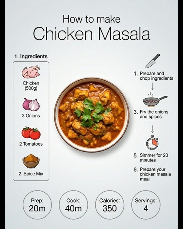 Rich Dhaba style chicken masala served in a copper bowl with fresh cilantro