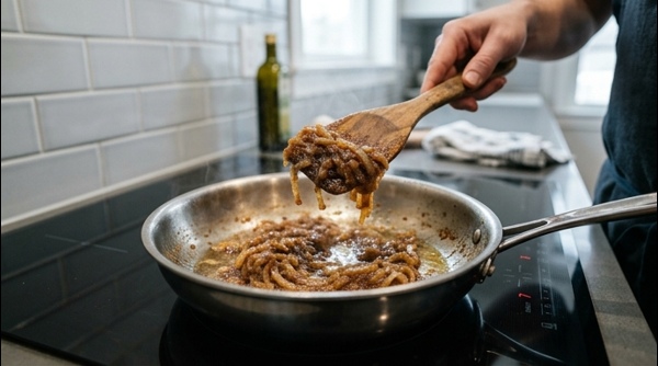 Final Chicken Masala dish garnished with ginger and cilantro in a modern bowl