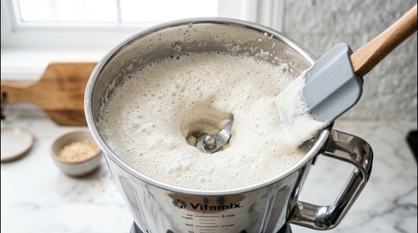A crispy golden brown dosa served on a modern white plate with coconut chutney and sambar