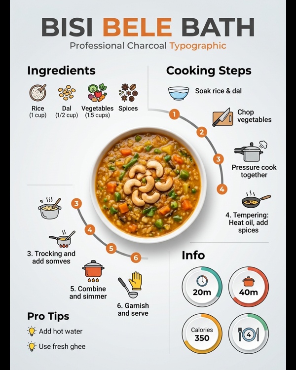 Authentic Karnataka style Bisi Bele Bath served in a traditional bowl with boondi Authentic Karnataka style Bisi Bele Bath served in a traditional bowl with boondi