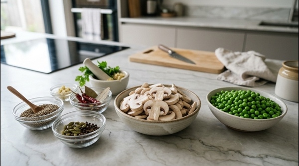 Sautéing chopped onions in a modern pan until they reach a golden brown color