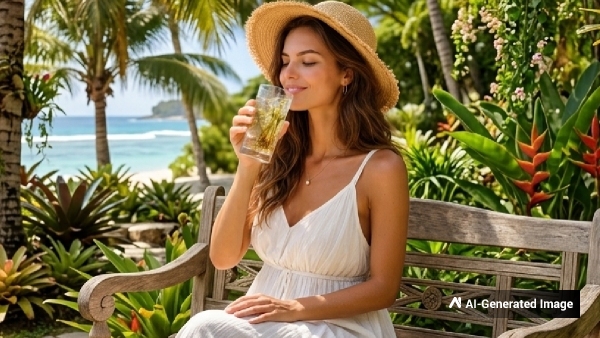 Vetiver Water Summer Cooling