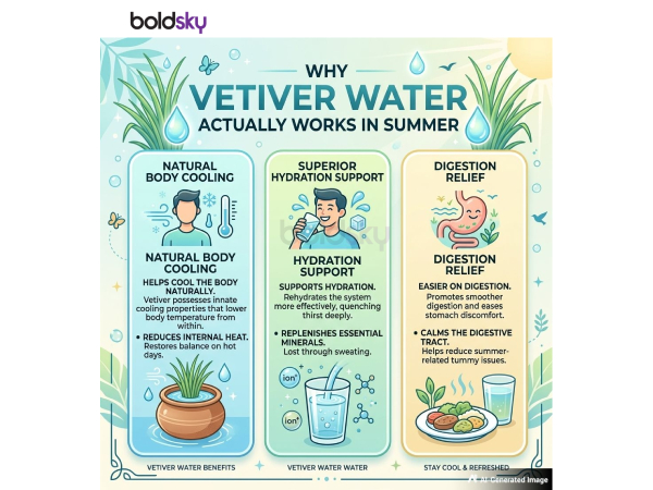 Vetiver Water Summer Cooling