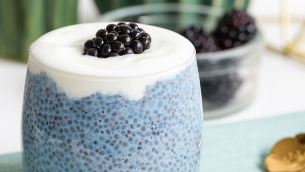 Chia Seed Pudding with Fresh Berries