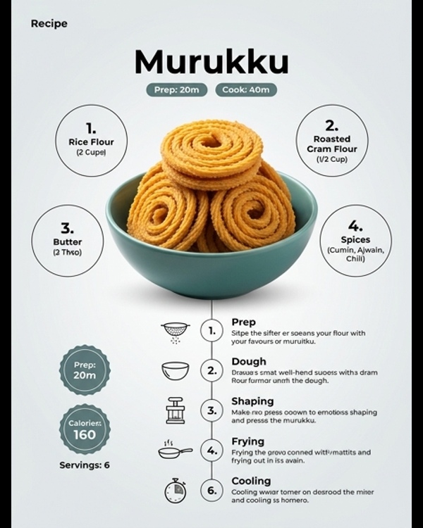 A plate of golden brown crunchy Murukku snacks on a modern kitchen counter
