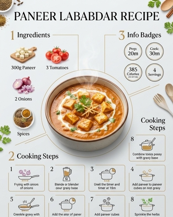 A beautiful bowl of creamy Paneer Lababdar garnished with fresh cream and ginger juliennes A beautiful bowl of creamy Paneer Lababdar garnished with fresh cream and ginger juliennes