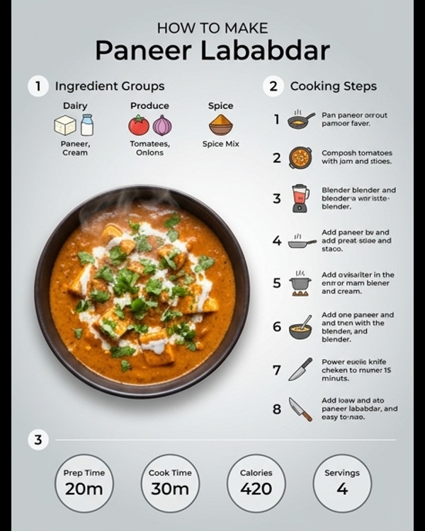 Creamy Paneer Lababdar served in a modern bowl with cream swirls and fresh coriander