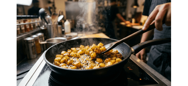 Close up shot of creamy Aloo Posto in a modern bowl Close up shot of creamy Aloo Posto in a modern bowl