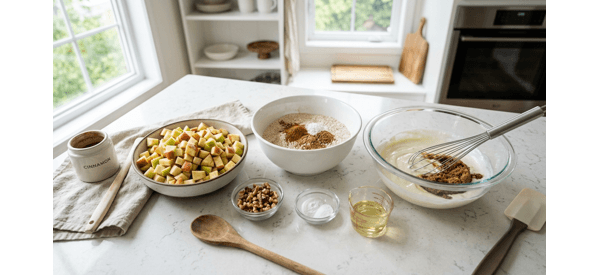 Sifting whole wheat flour and cinnamon into a modern glass bowl Sifting whole wheat flour and cinnamon into a modern glass bowl