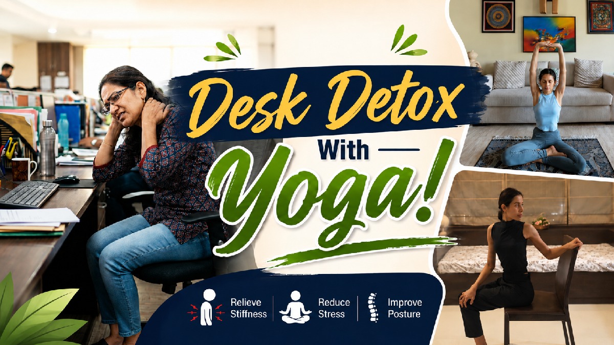 Long Desk Hours? 8 Expert-Backed Yoga Poses To Relieve Stiffness And Improve Posture  