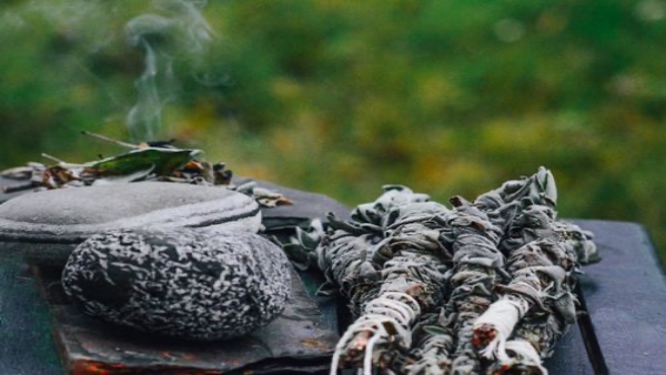 Herb smudging