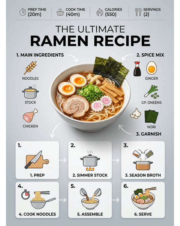 A steaming bowl of authentic Japanese ramen with soft boiled egg and sliced meat