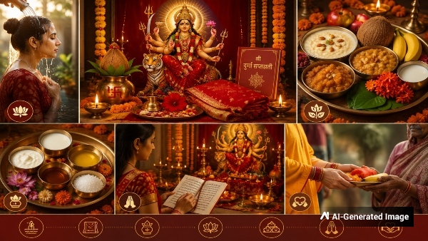 Masik Durgashtami rituals Masik Durgashtami rituals