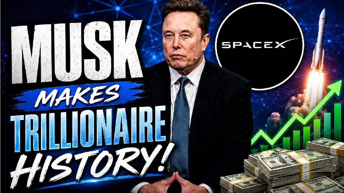 Elon Musk Becomes World’s First Trillionaire After Historic SpaceX IPO, Net Worth Hits $1.1 Trillion
