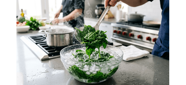 Sautéing onions and whole spices in a modern stainless steel pan Sautéing onions and whole spices in a modern stainless steel pan