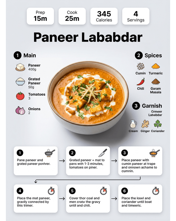 Creamy Paneer Lababdar served in a modern ceramic bowl with fresh cream garnish
