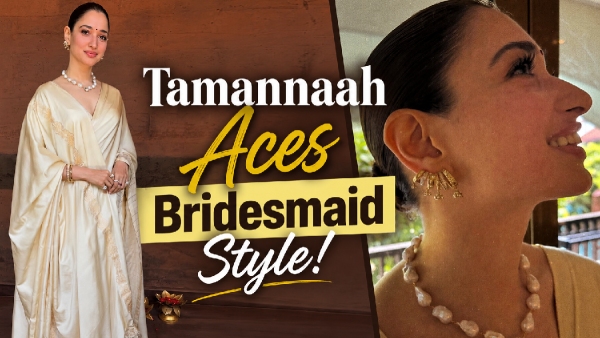 Tamannaah Bhatia Mashru Silk Saree