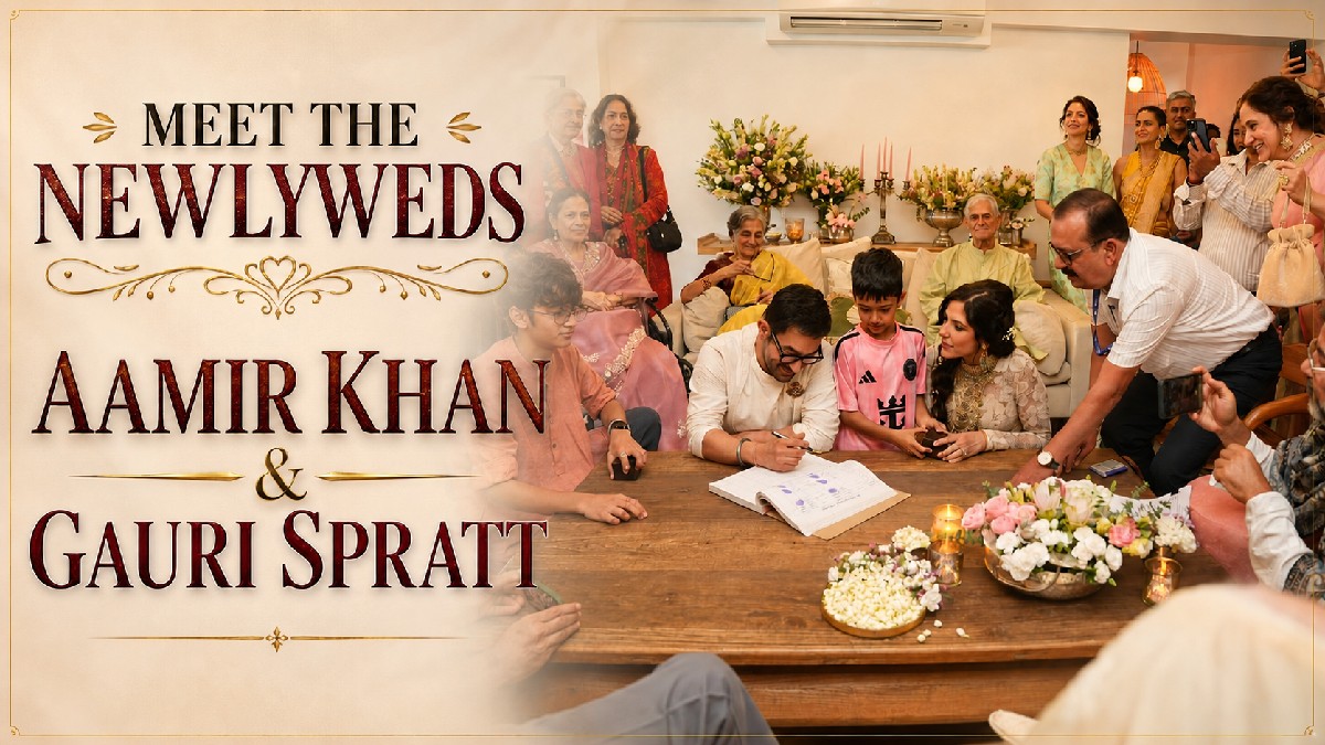 Aamir Khan And Gauri Spratt Are Officially Married; First Photo From Their Intimate Wedding Is Out! 