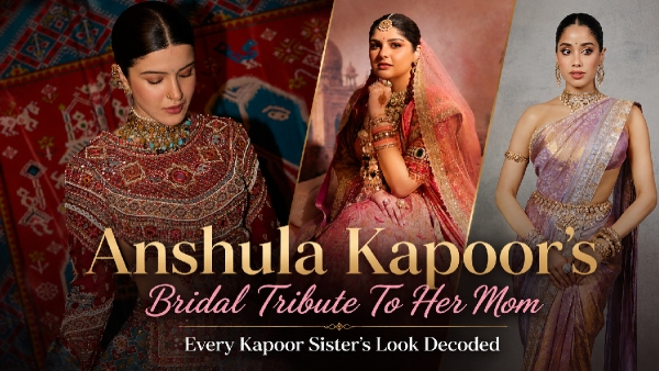 Anshula Wedding And Reception Looks
