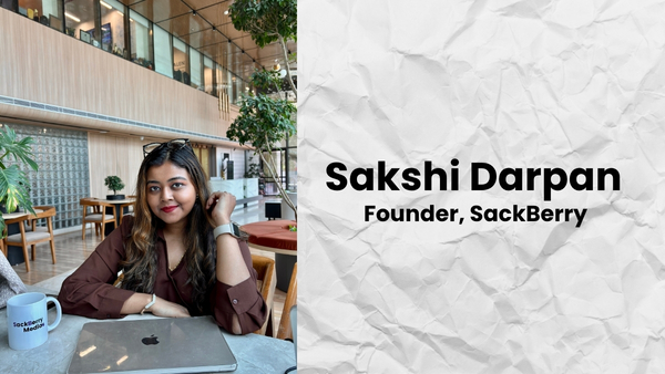 Sakshi Darpan Sackberry founder