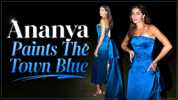 Ananya Panday s Sapphire Blue Glamour