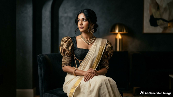 Kasavu Saree Styling Ideas 2026